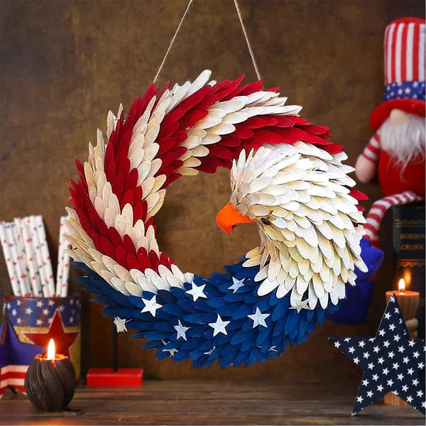 Eagle Wreath Easter Independence Day Decorations