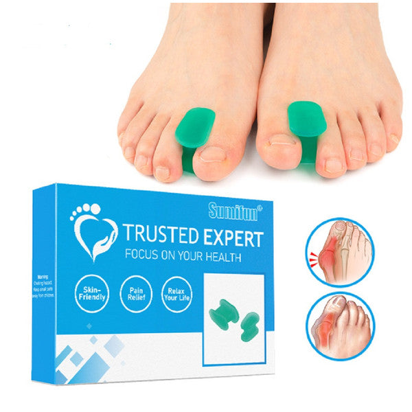 8 Pairs Silicone Gel Toe Separator Orthotics Bunion Toes Spacer Pain Reliever