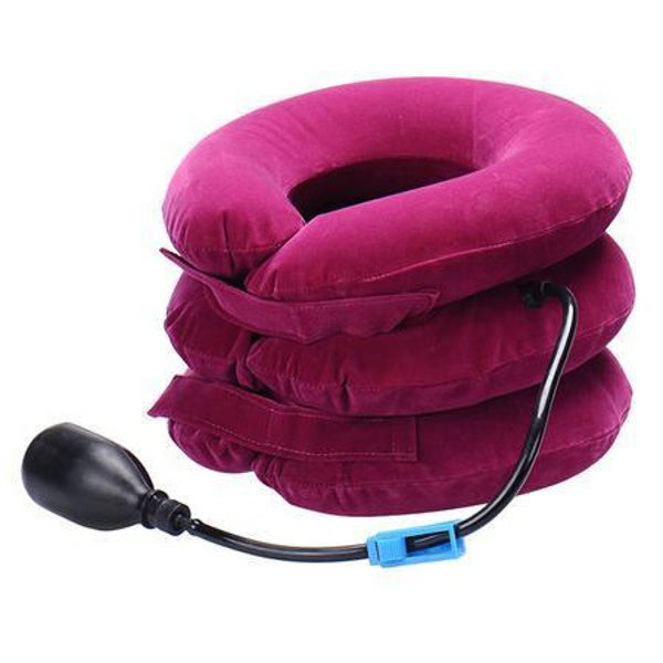 Adjustable Neck Brace Pillow with Air Pump – Perfect Pain Relief