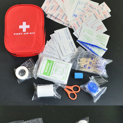 Mini First Aid Kit Pouch – Compact Emergency Travel Kit | Perfect Gift for Camping, Hiking & Outdoor Adventures