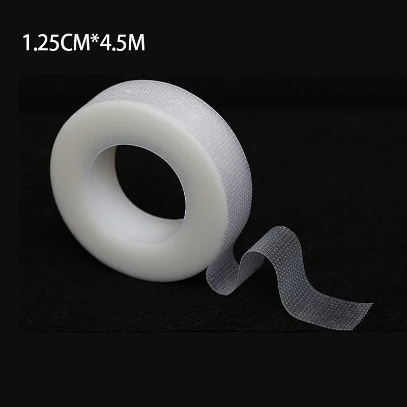 Breathable Grid Transparent Medical Tape Roll, Hypoallergenic PE Adhesive for Wound Care, Curved Healing Patches