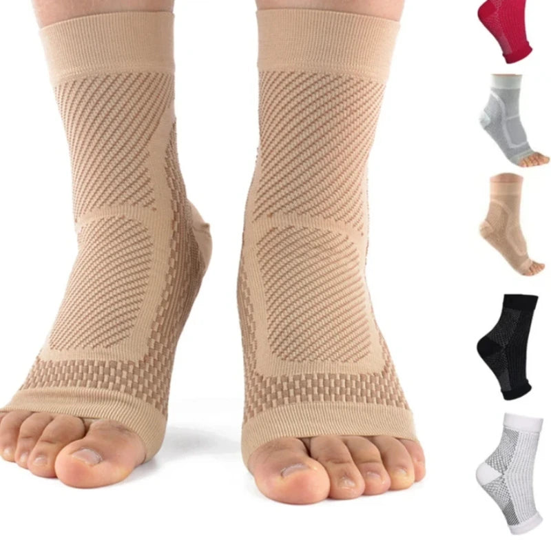 1pair Neuropathy Socks, Ankle Brace Socks, Tendonitis Compression Socks for Pain Relief & Swelling
