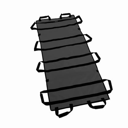 Adjustable Portable Medical First Aid Stretcher, Emergency Rescue Soft Rack with Thickened Canvas for Elderly & Patient