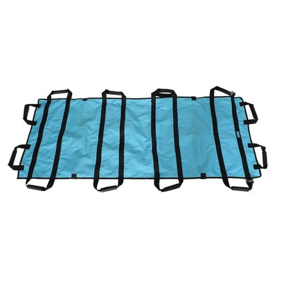 Adjustable Portable Medical First Aid Stretcher, Emergency Rescue Soft Rack with Thickened Canvas for Elderly & Patient