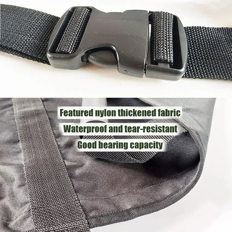 Adjustable Portable Medical First Aid Stretcher, Emergency Rescue Soft Rack with Thickened Canvas for Elderly & Patient