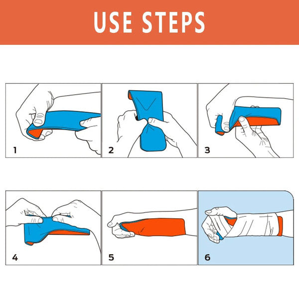 Emergency Kit Essential, CARBOU Universal Aluminum Splint Roll for First Aid, Outdoor Travel, Medical Bone