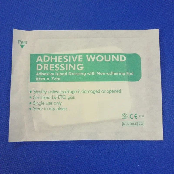 Hypoallergenic Non-Woven Medical Adhesive Wound Dressing, Large First Aid Bandage for Cuts, Burns & Post-Surgical Care