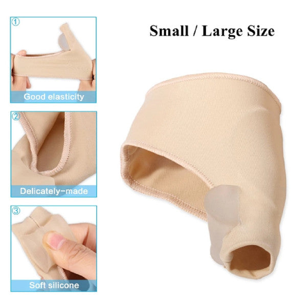 1 Pair Big Toe Bunion Splint Straightener Corrector Foot Pain Relief Hallux Valgus