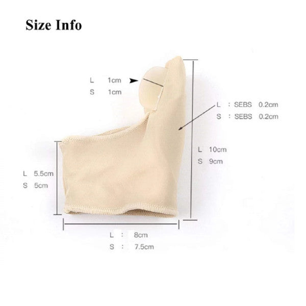 1 Pair Big Toe Bunion Splint Straightener Corrector Foot Pain Relief Hallux Valgus