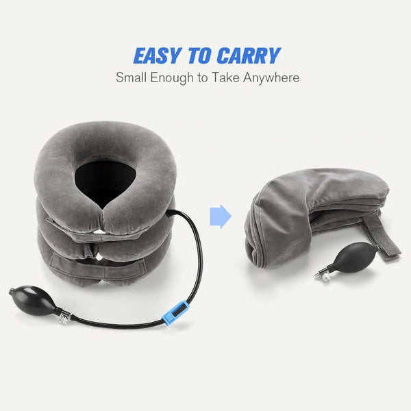 Adjustable Neck Brace Pillow with Air Pump – Perfect Pain Relief